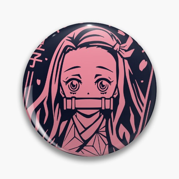 Item preview, Nezuko stencil type light pink in negative designed and sold by anaislalovi.