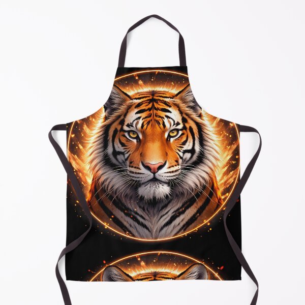 Item preview, Neon Cyber Tiger: Fire Guardian of Neo Tokyo designed and sold by Neo Tokio.