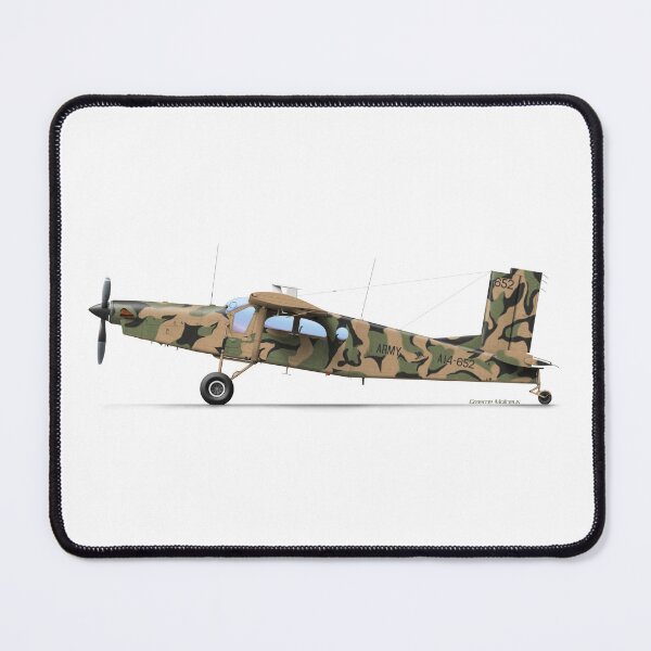 Item preview, Pilatus PC-6 A14-652 Army camo designed and sold by Grubby Fingers Aircraft Illustration.