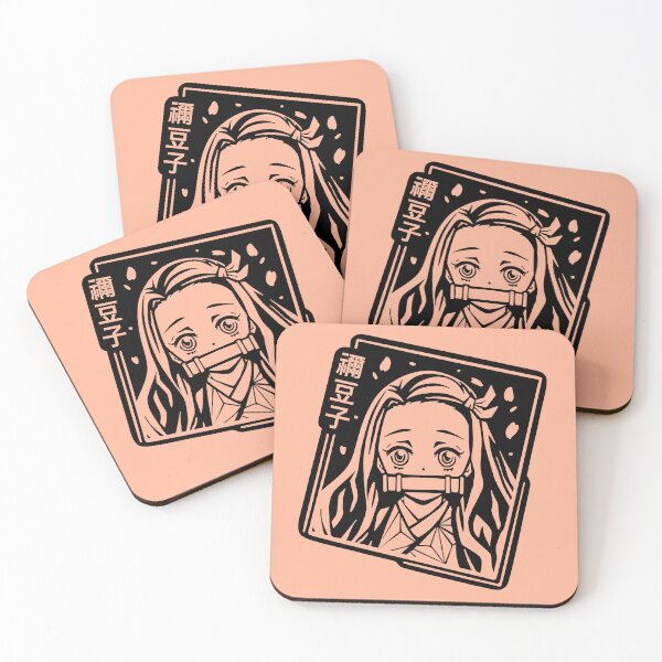Item preview, Nezuko stencil type black designed and sold by anaislalovi.