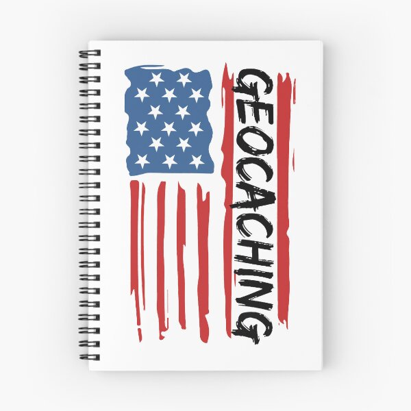 Item preview, Geocaching USA American flag designed and sold by portrait4you.