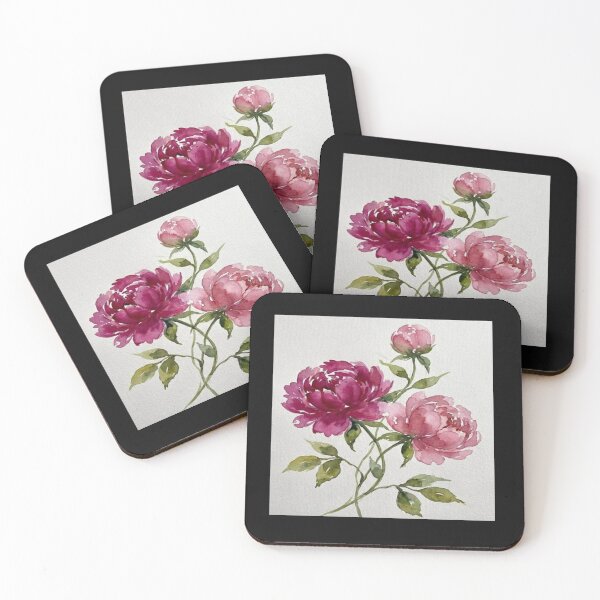 Item preview, Romantic Peony Floral Illustration Artwork  designed and sold by NivyasArtistry.