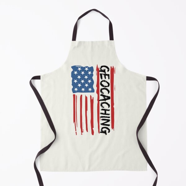 Item preview, Geocaching USA American flag designed and sold by portrait4you.