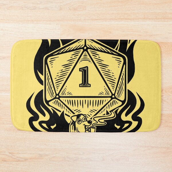 Item preview, It's fine everything is fine D20 critical fail  designed and sold by anaislalovi.