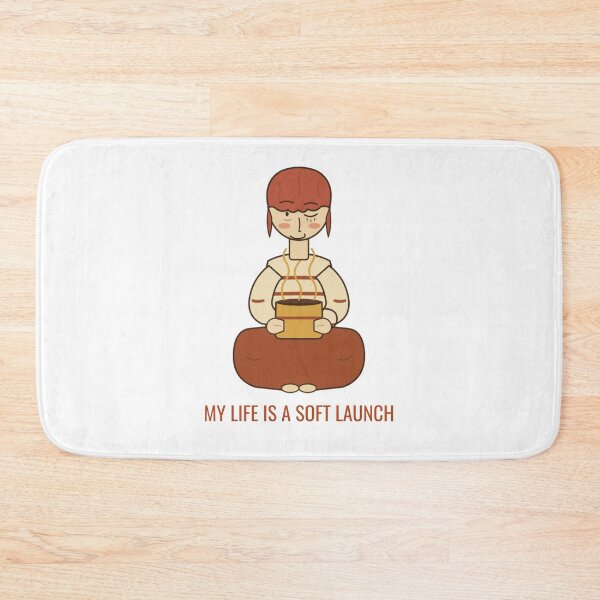 Item preview, My Life Is a Soft Launch designed and sold by The Quiet Thicket.