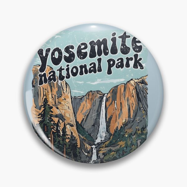 Item preview, Yosemite National Park  Retro Cute Landscape Wildlife Bear  designed and sold by HowToCanadian.