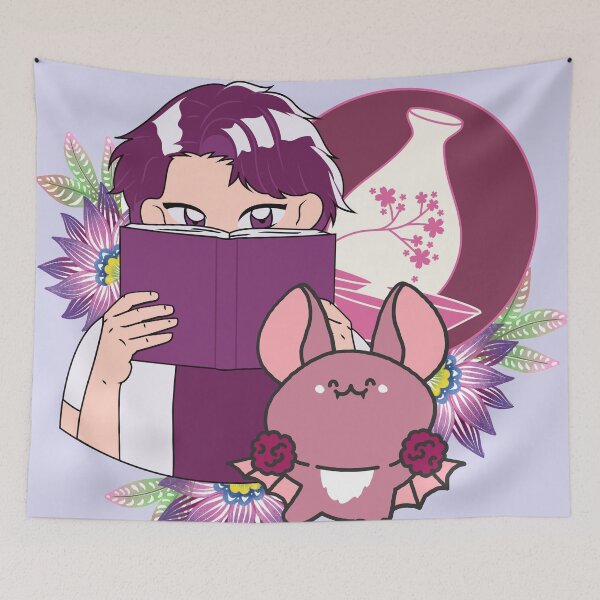 Item preview, Manga Reader, Sake and Bat with Prosthesis designed and sold by Kanniax.