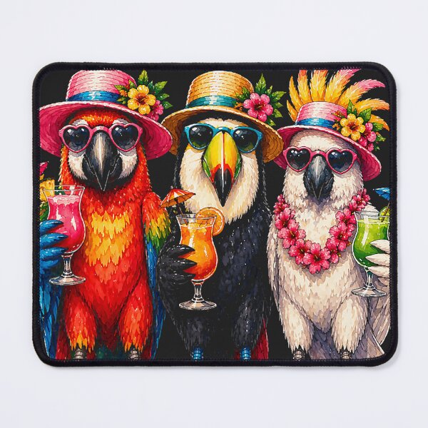 Item preview, Tropical Birds Hawaiian Summer Parrot Macaw Bird Lovers designed and sold by Littermin.