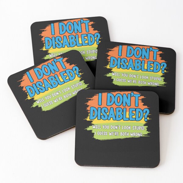 Item preview, Disability awareness I Dont Disabled Autism designed and sold by LuminOrb.