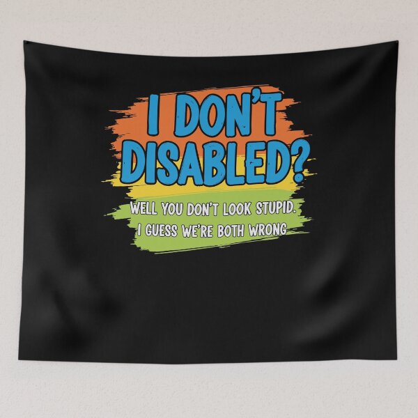 Item preview, Disability awareness I Dont Disabled Autism designed and sold by LuminOrb.