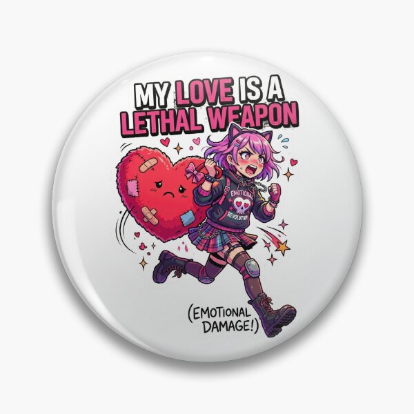 Item preview, My Love Is A Lethal Weapon designed and sold by ArtyChoc.