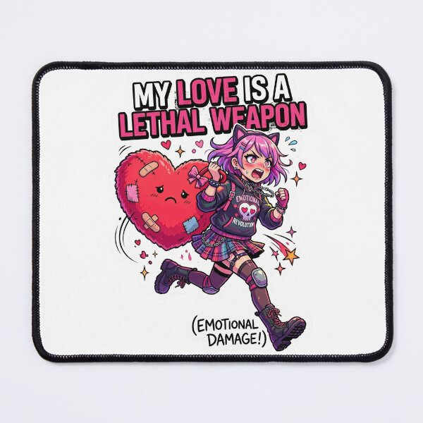 Item preview, My Love Is A Lethal Weapon designed and sold by ArtyChoc.