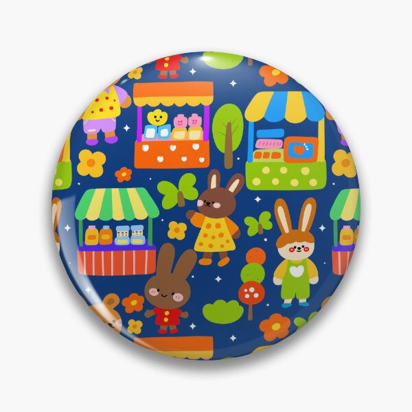 Item preview, Magical Market Stroll Seamless Pattern  designed and sold by KJackArtwork.