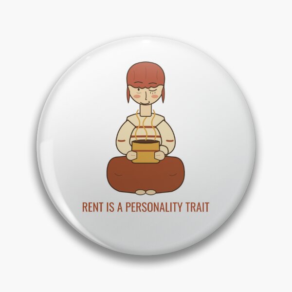 Item preview, Rent Is a Personality Trait designed and sold by The Quiet Thicket.