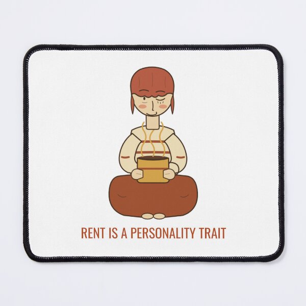 Item preview, Rent Is a Personality Trait designed and sold by The Quiet Thicket.