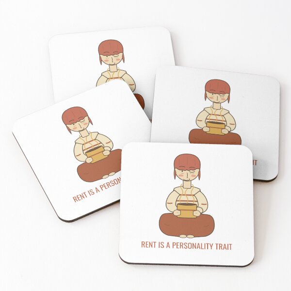 Item preview, Rent Is a Personality Trait designed and sold by The Quiet Thicket.