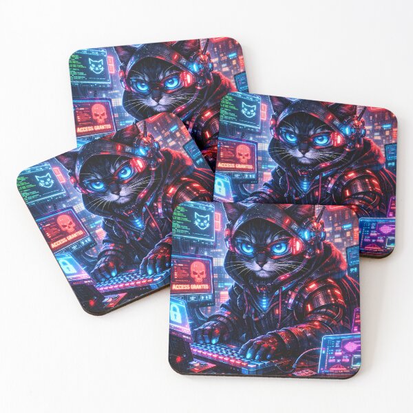 Item preview, CyberCat Hacker: Access Granted Neo Tokyo designed and sold by Neo Tokio.