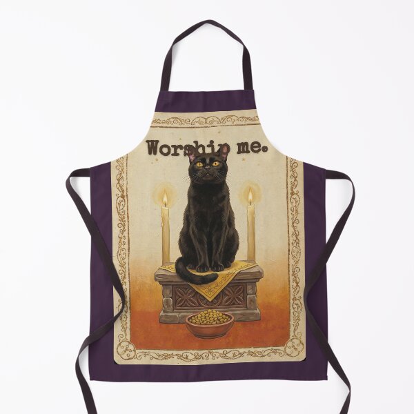 Item preview, Hierophant Tarot Cat Worship Me Altar Painterly Witchy Tee designed and sold by BLACKCAT-COVEN.