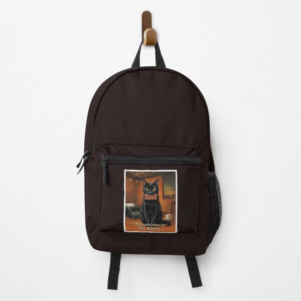 Item preview, Dark Academia Cat It Translates To Go Away Gouache Witchy designed and sold by BLACKCAT-COVEN.