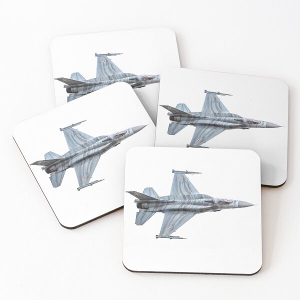 Item preview, Polish Air Force F‑16 Fighter Jet in Flight designed and sold by BlaizerB.