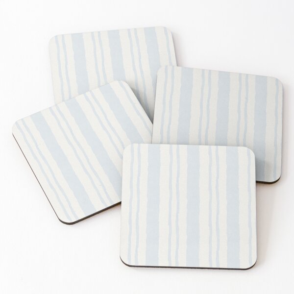 Item preview, Watercolor Coastal Blue Stripe Seamless Pattern Print designed and sold by GASCE Studio.