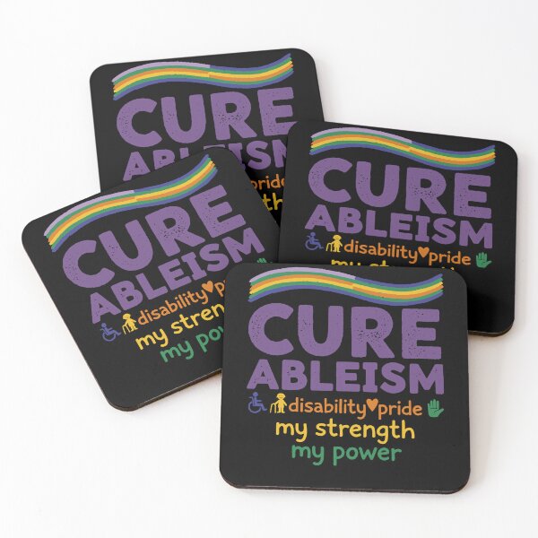 Item preview, Disability awareness Cure Ableism Disability Pride designed and sold by LuminOrb.