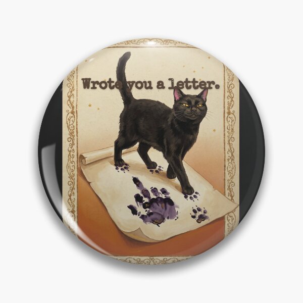 Item preview, Cottagecore Witch Cat Wrote You A Letter Vintage Tarot Tee designed and sold by BLACKCAT-COVEN.