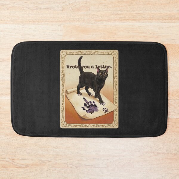 Item preview, Cottagecore Witch Cat Wrote You A Letter Vintage Tarot Tee designed and sold by BLACKCAT-COVEN.