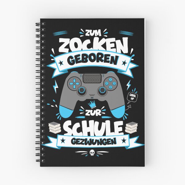 Item preview, Born to game, forced to go to school designed and sold by PowerfulMagic.
