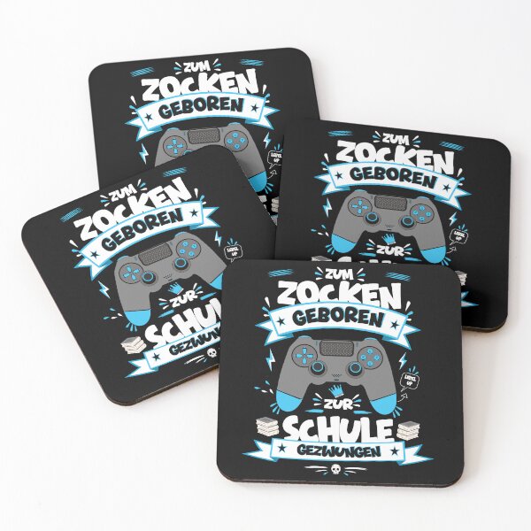 Item preview, Born to game, forced to go to school designed and sold by PowerfulMagic.