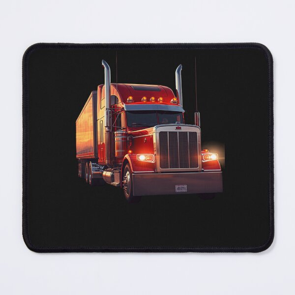 Item preview, American Long Haul Truck - Classic Red Semi Truck Design designed and sold by myfunnyshirt.