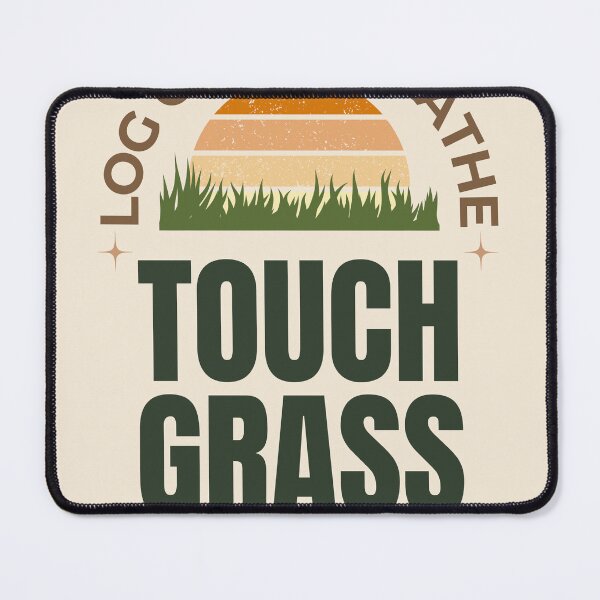 Item preview, Touch Grass Cozy Outdoor Vintage Style Artwork designed and sold by Uvclick.