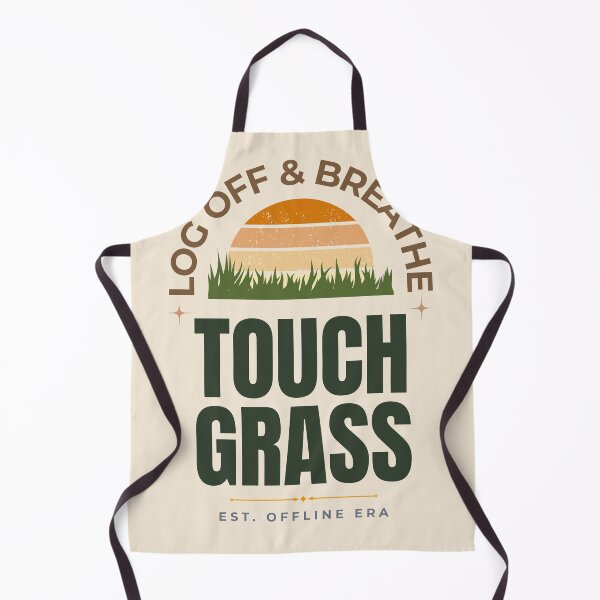 Item preview, Touch Grass Cozy Outdoor Vintage Style Artwork designed and sold by Uvclick.
