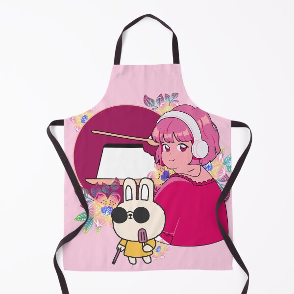Item preview, Manga Girl with Headphones and Blind Bunny designed and sold by Kanniax.