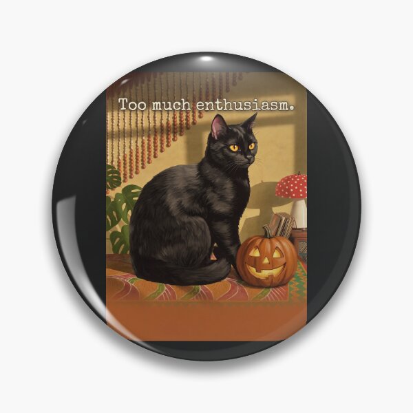 Item preview, Hippie Den Cat Too Much Enthusiasm Vintage Tarot Whimsigoth designed and sold by BLACKCAT-COVEN.