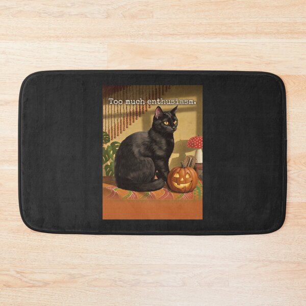 Item preview, Hippie Den Cat Too Much Enthusiasm Vintage Tarot Whimsigoth designed and sold by BLACKCAT-COVEN.
