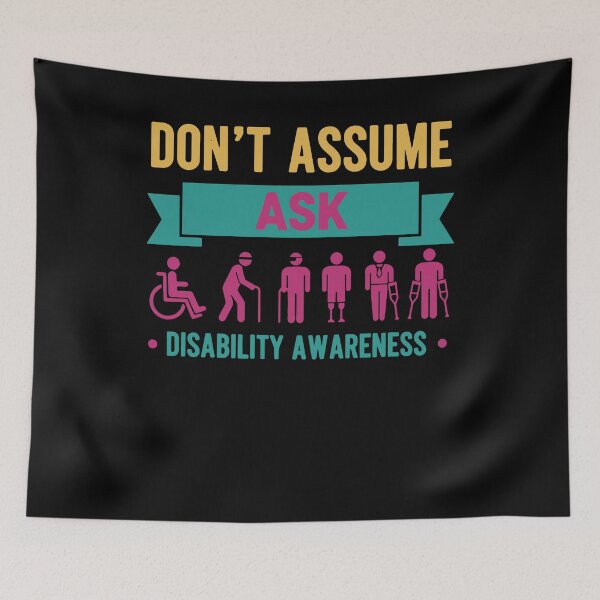Item preview, Disability Awareness Dont Assume Ask Palsy designed and sold by LuminOrb.