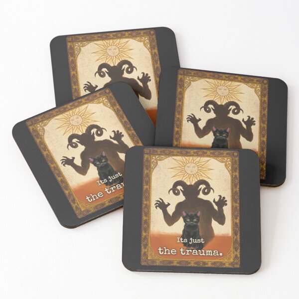 Item preview, Shadow Self Kitten Tarot Sun Cat Whimsigoth Dark Feminine designed and sold by BLACKCAT-COVEN.