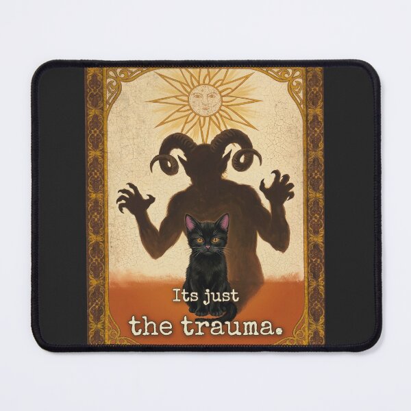 Item preview, Shadow Self Kitten Tarot Sun Cat Whimsigoth Dark Feminine designed and sold by BLACKCAT-COVEN.