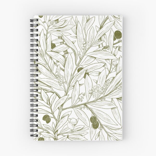 Item preview, White and green olive and olive pattern designed and sold by anaislalovi.
