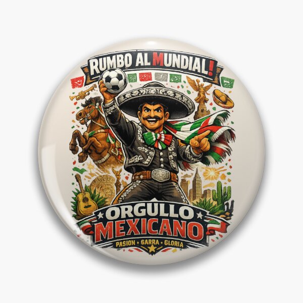 Item preview, Mexico World Cup 2026 Mariachi Fan Art designed and sold by Retro Arabica.