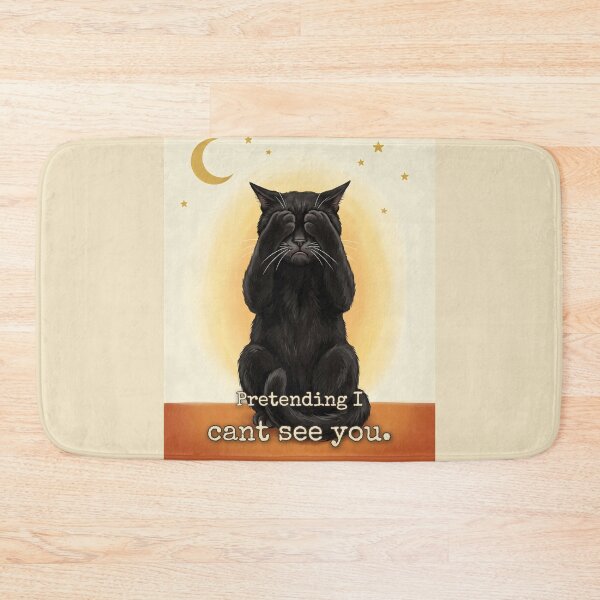 Item preview, Introvert Cat Pretending I Cant See You Tarot Whimsigoth designed and sold by BLACKCAT-COVEN.