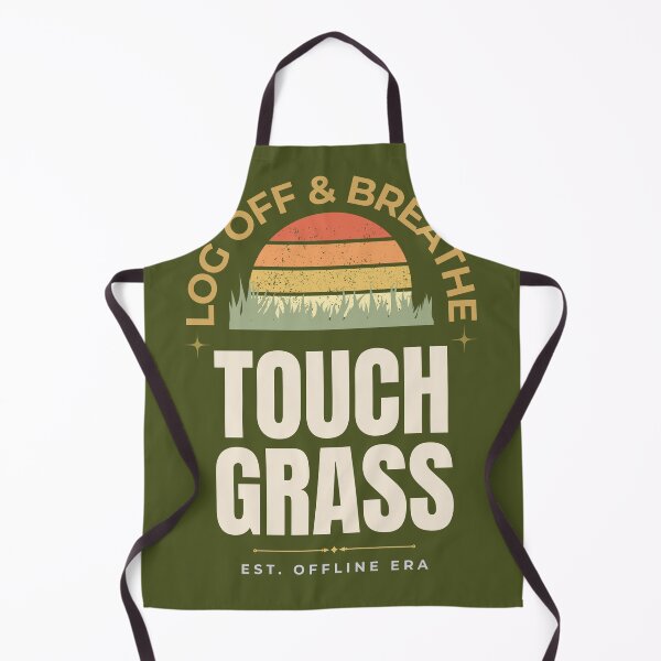 Item preview, Touch Grass Earthy Vintage Streetwear Graphic designed and sold by Uvclick.