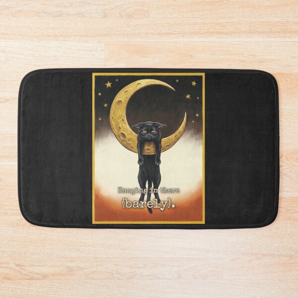 Item preview, Hanged Man Tarot Cat Hanging In There Barely Witch Mom Tee designed and sold by BLACKCAT-COVEN.