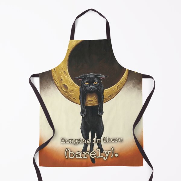 Item preview, Hanged Man Tarot Cat Hanging In There Barely Witch Mom Tee designed and sold by BLACKCAT-COVEN.