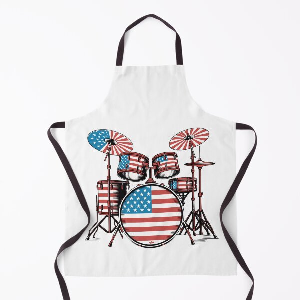Item preview, American Flag Drum Set designed and sold by jkrphoto.
