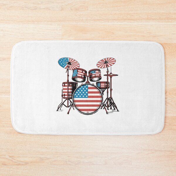 Item preview, American Flag Drum Set designed and sold by jkrphoto.