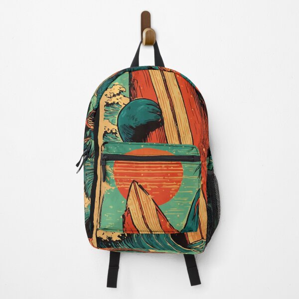 Item preview, Retro Surfing Manatee Hawaii Vintage Beach Summer Surfer designed and sold by Littermin.