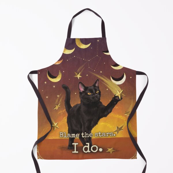 Item preview, The Star Tarot Cat Blame The Stars I Do Mercury Retrograde designed and sold by BLACKCAT-COVEN.