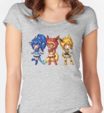 Gen 1 Eeveelution Squad Women's Fitted Scoop T-Shirt